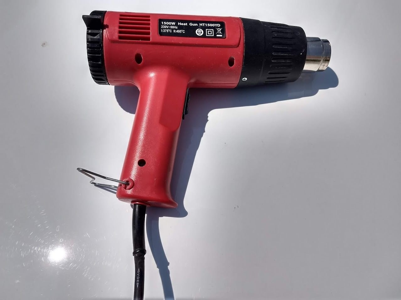 Teplovzdušná pištoľ 1500 W
